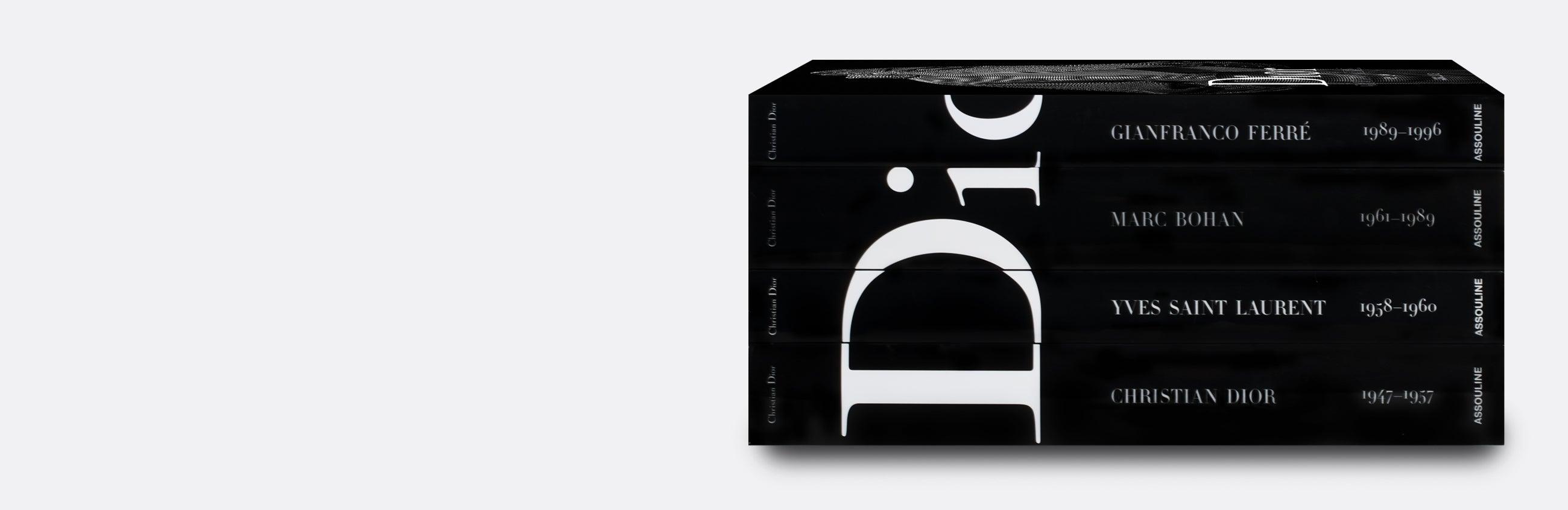 A black and white box of books on a white background.