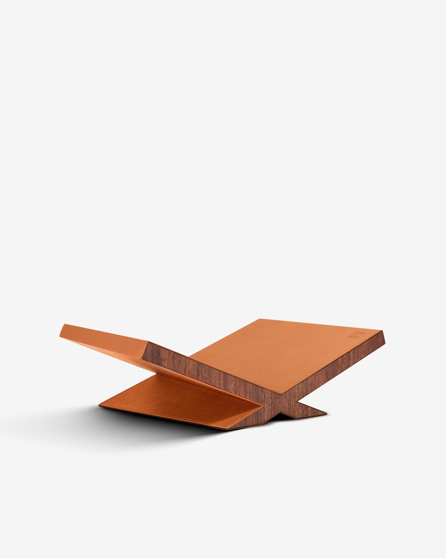 Culture Bookstand Display in Brown Leather | ASSOULINE AU