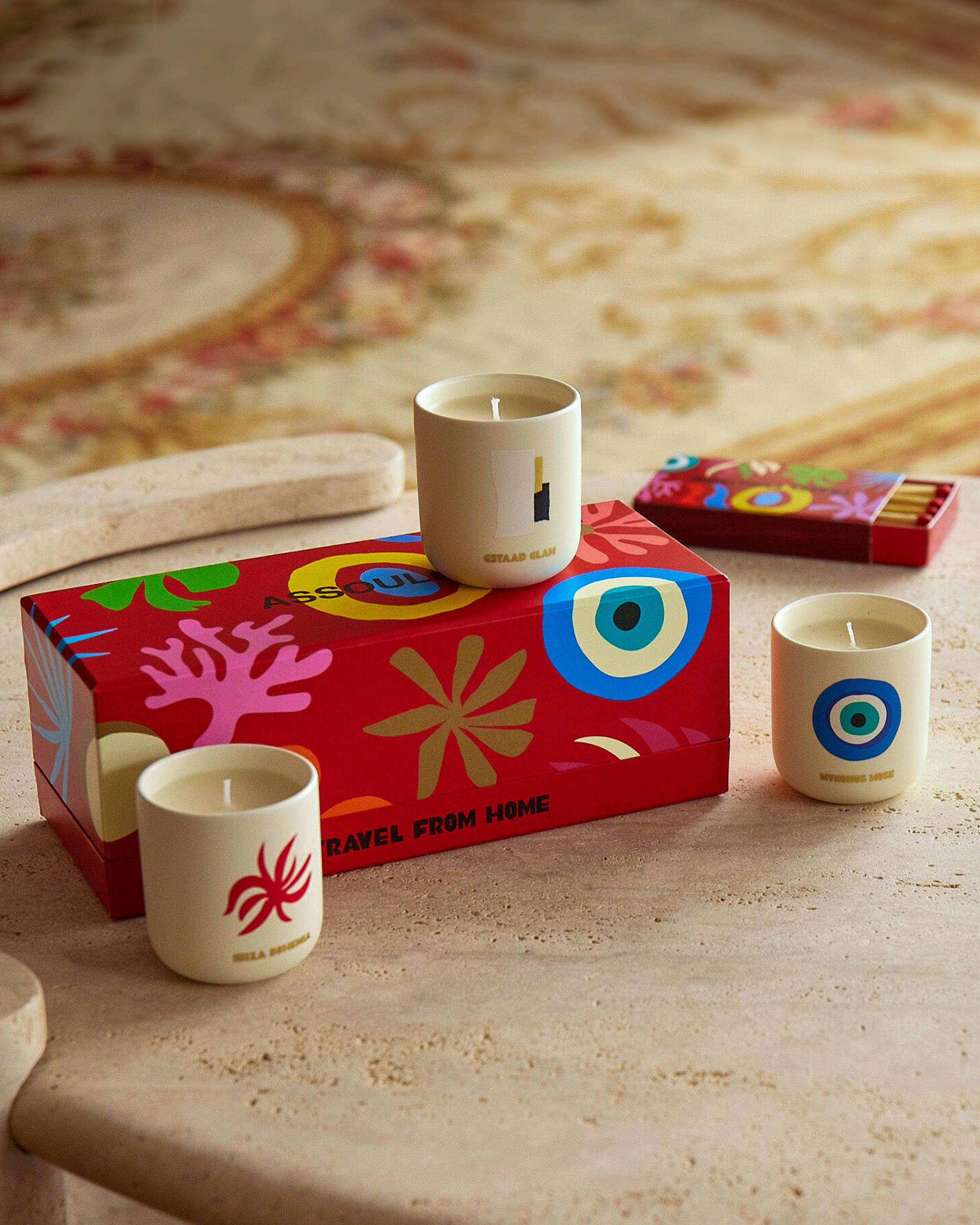 Travel From Home Scented Candle Set | ASSOULINE AU